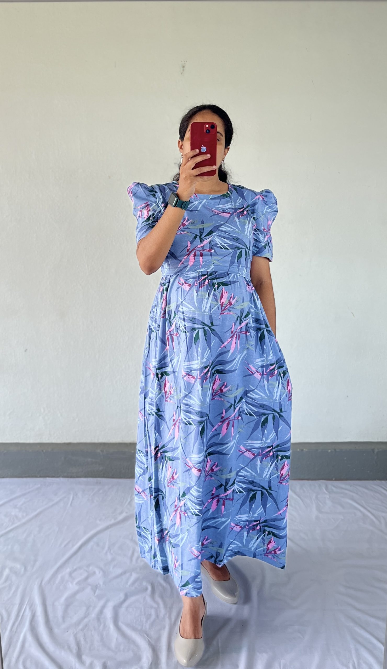 Stylish Maternity & Feeding Dress Color Block – Mama Couture