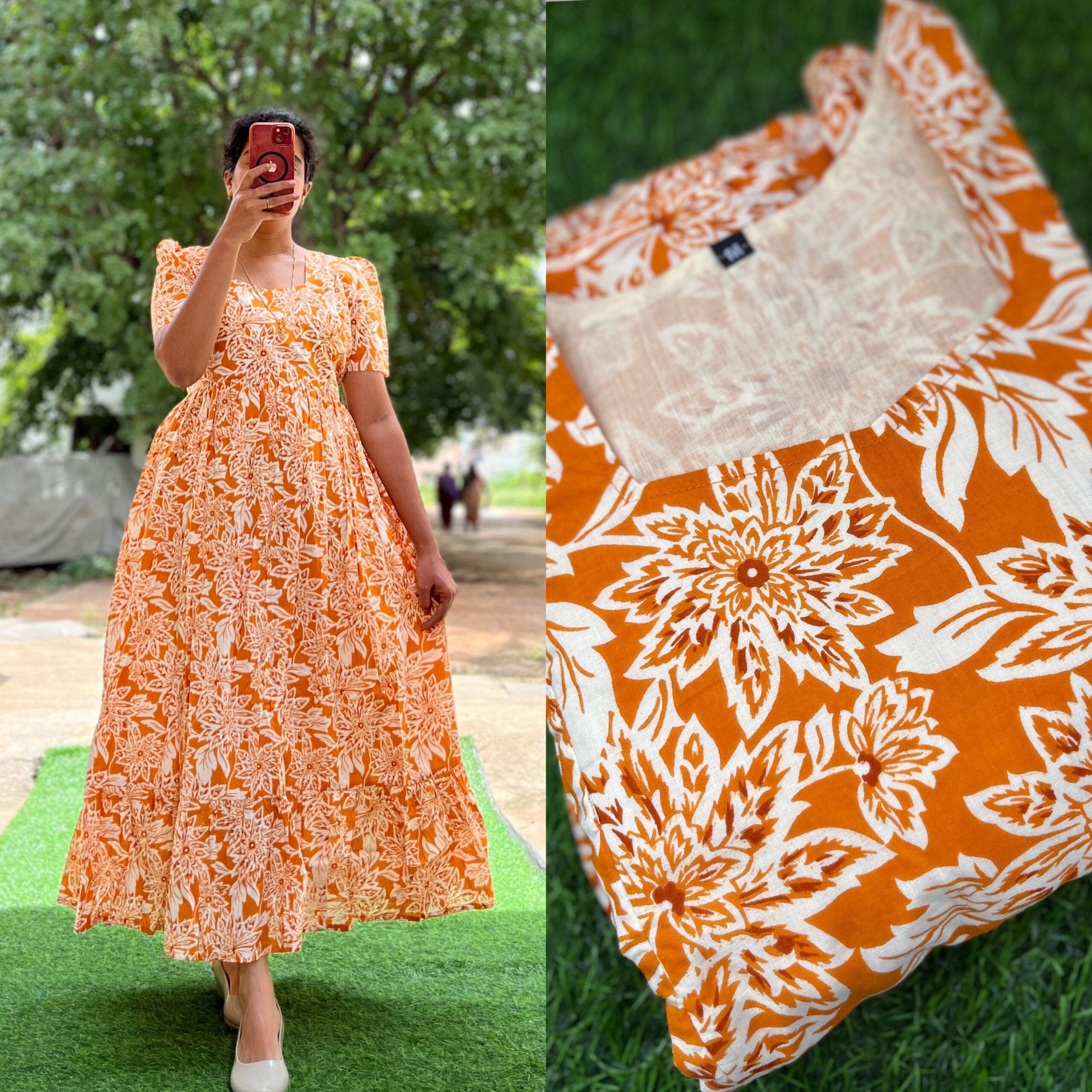 Cotton Maternity/Feeding kurti - SS - Chevanthi - Image 2