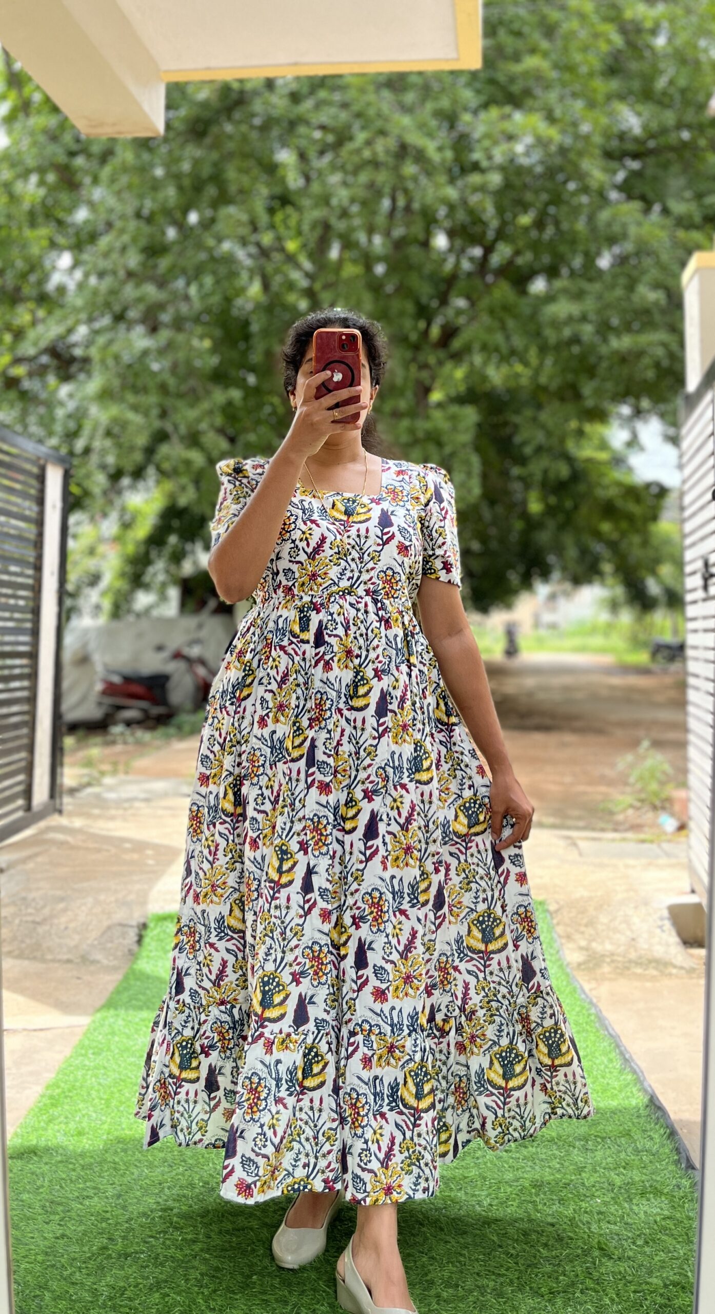 Cotton Maternity/Feeding kurti - SS -Milky