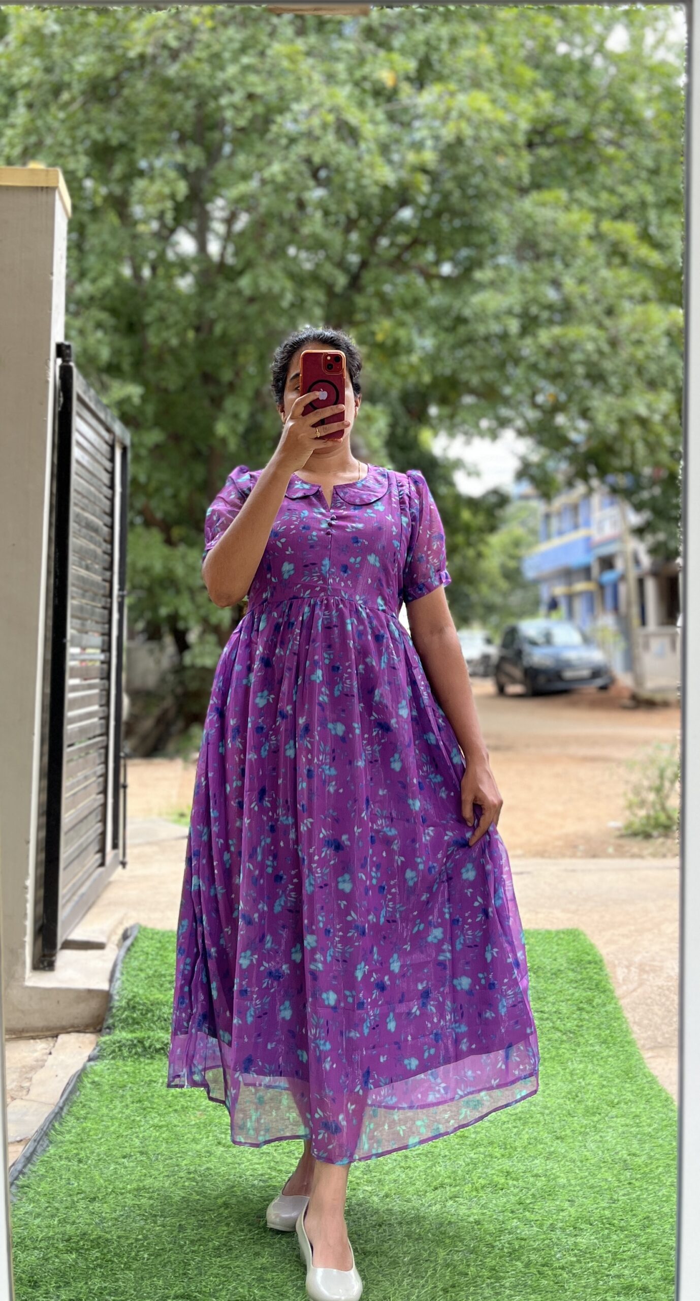 Georgette Maternity/Feeding kurti - PeterPan vivo