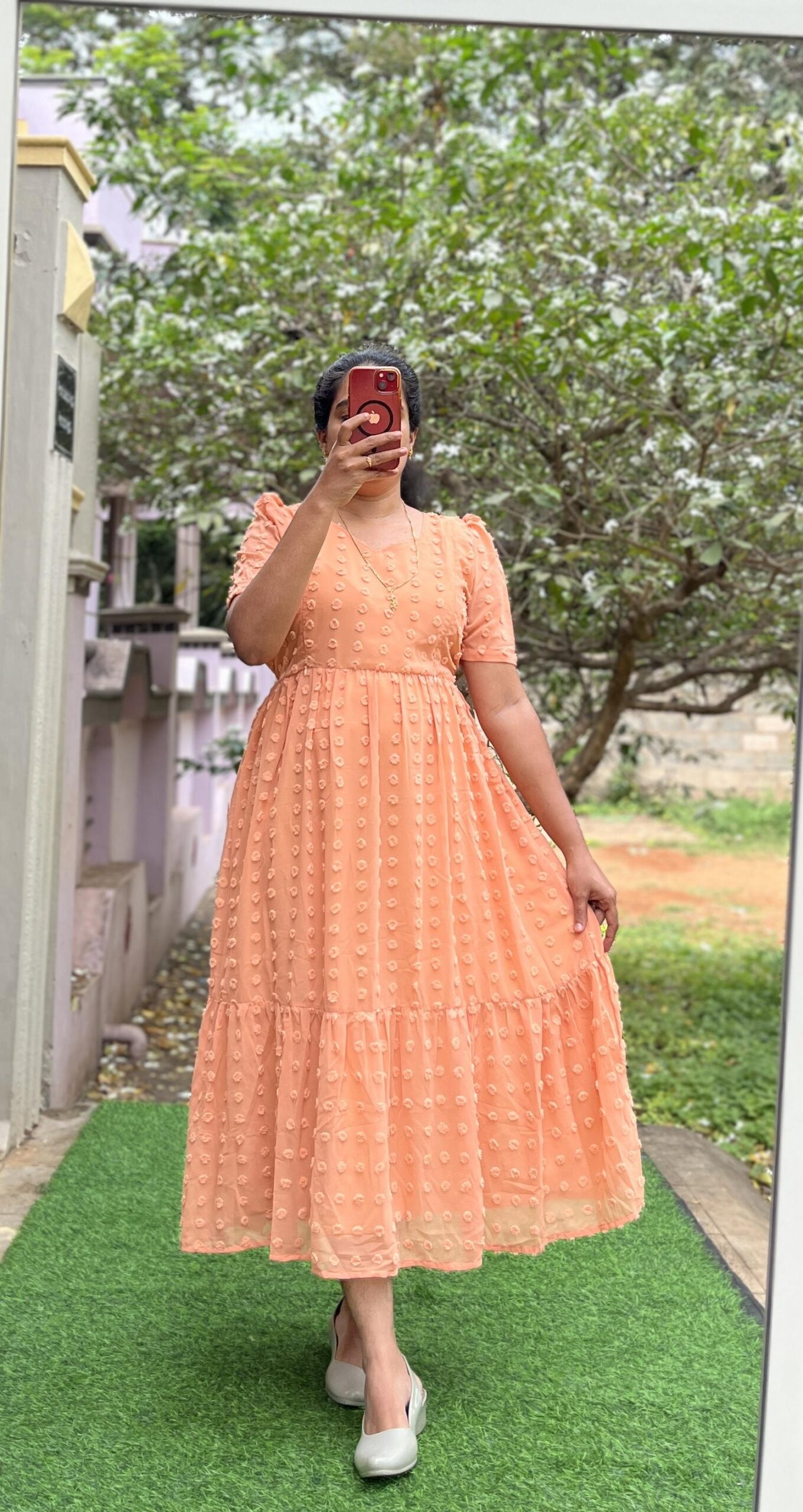 Georgette Maternity/ Feeding Maxi - 2tier - Big Butta