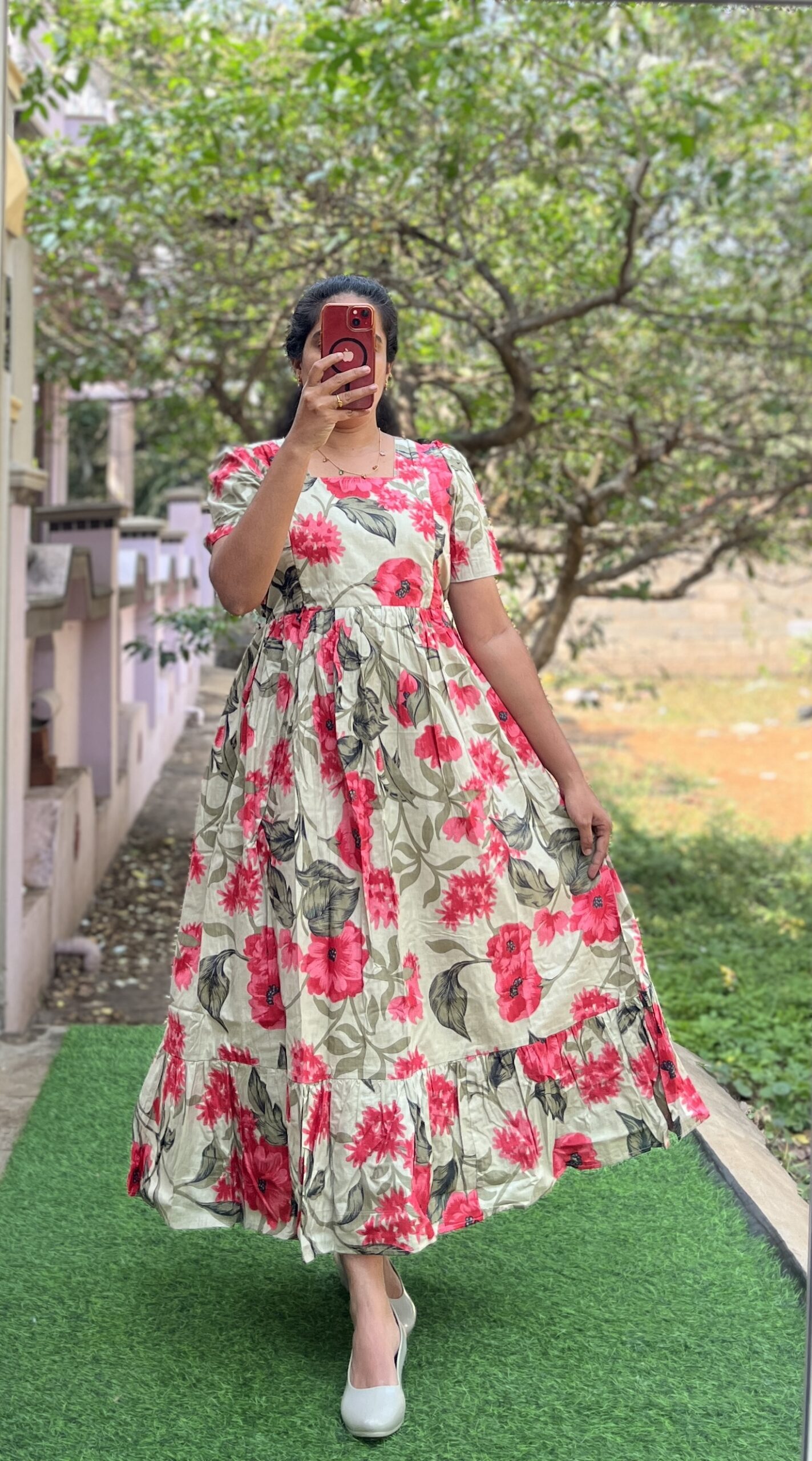 Cotton Maternity/Feeding kurti - SS - Cotton Prathu