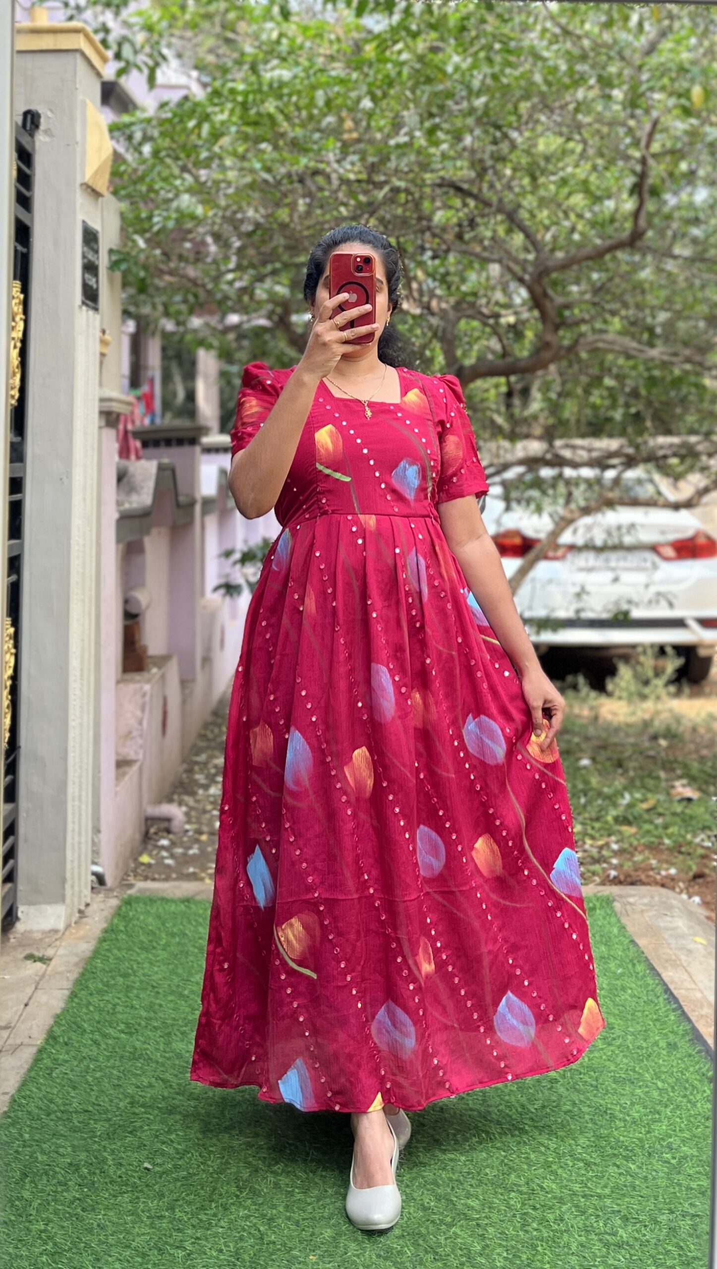 Maternity/FeedingMaxi - Pink Mirror