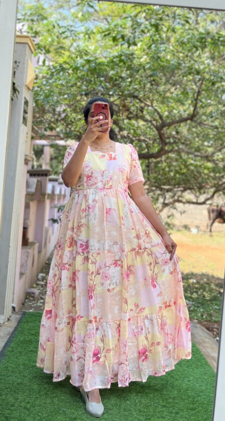 Georgette Maternity/ Feeding Maxi - 3tier - Georgette Kodi