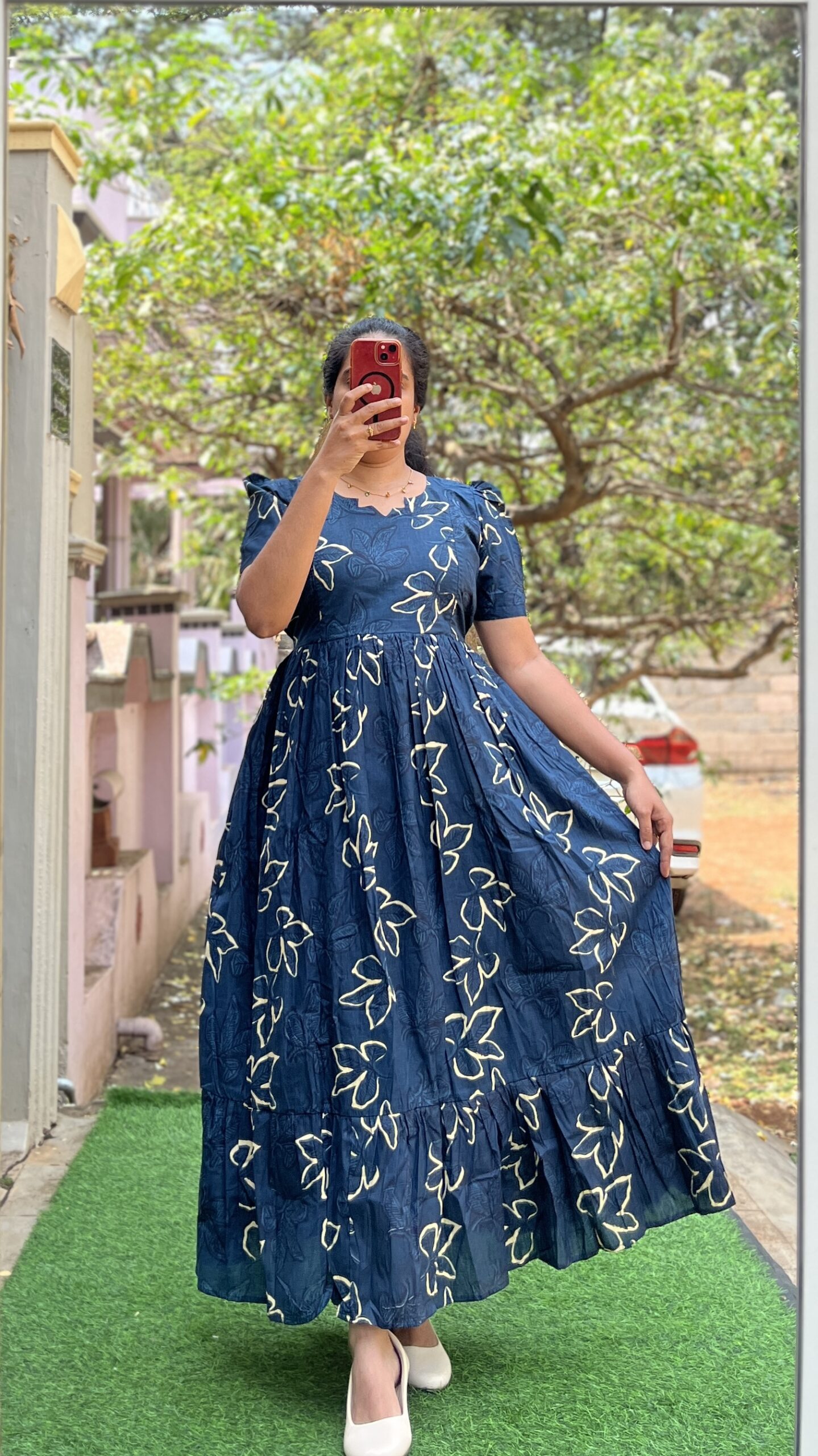 Cotton Maternity/Feeding kurti - Cotton Nayana