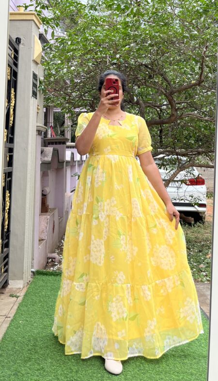 Georgette Maternity/ Feeding Maxi - 3tier - Georgette RR Lemon