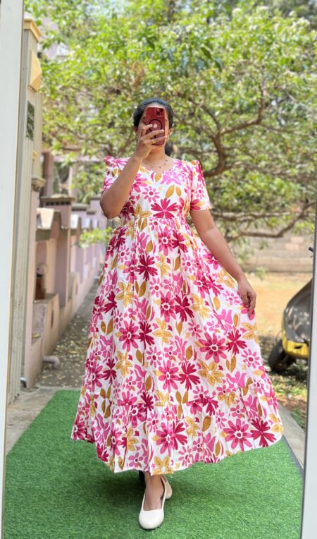 Cotton Maternity/Feeding kurti - Cotton Pearl