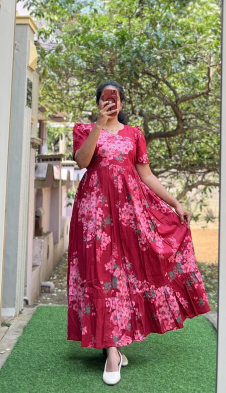 Cotton Maxi - Cotton Red