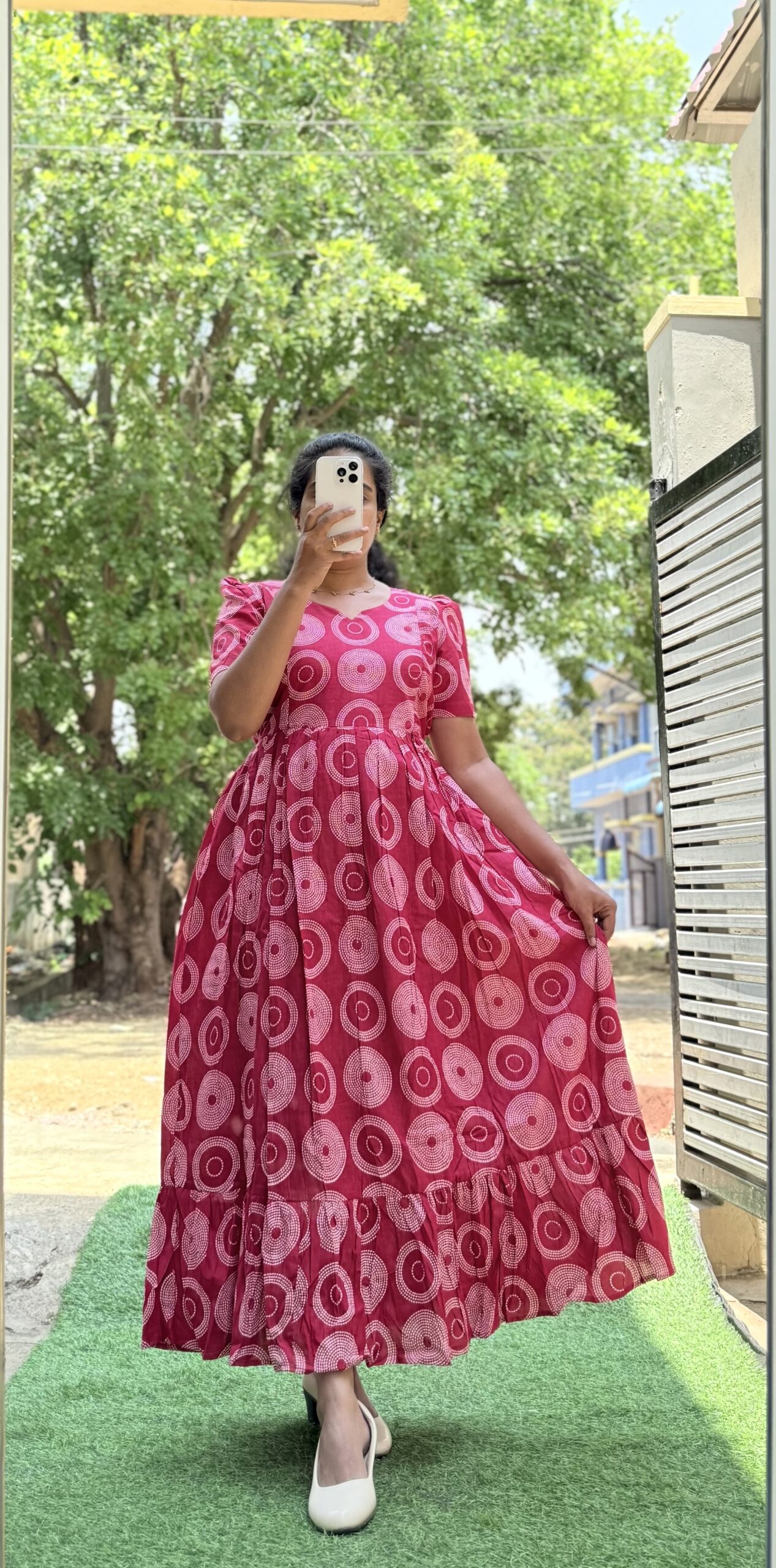 Cotton Maternity/Feeding kurti - Cotton Ring