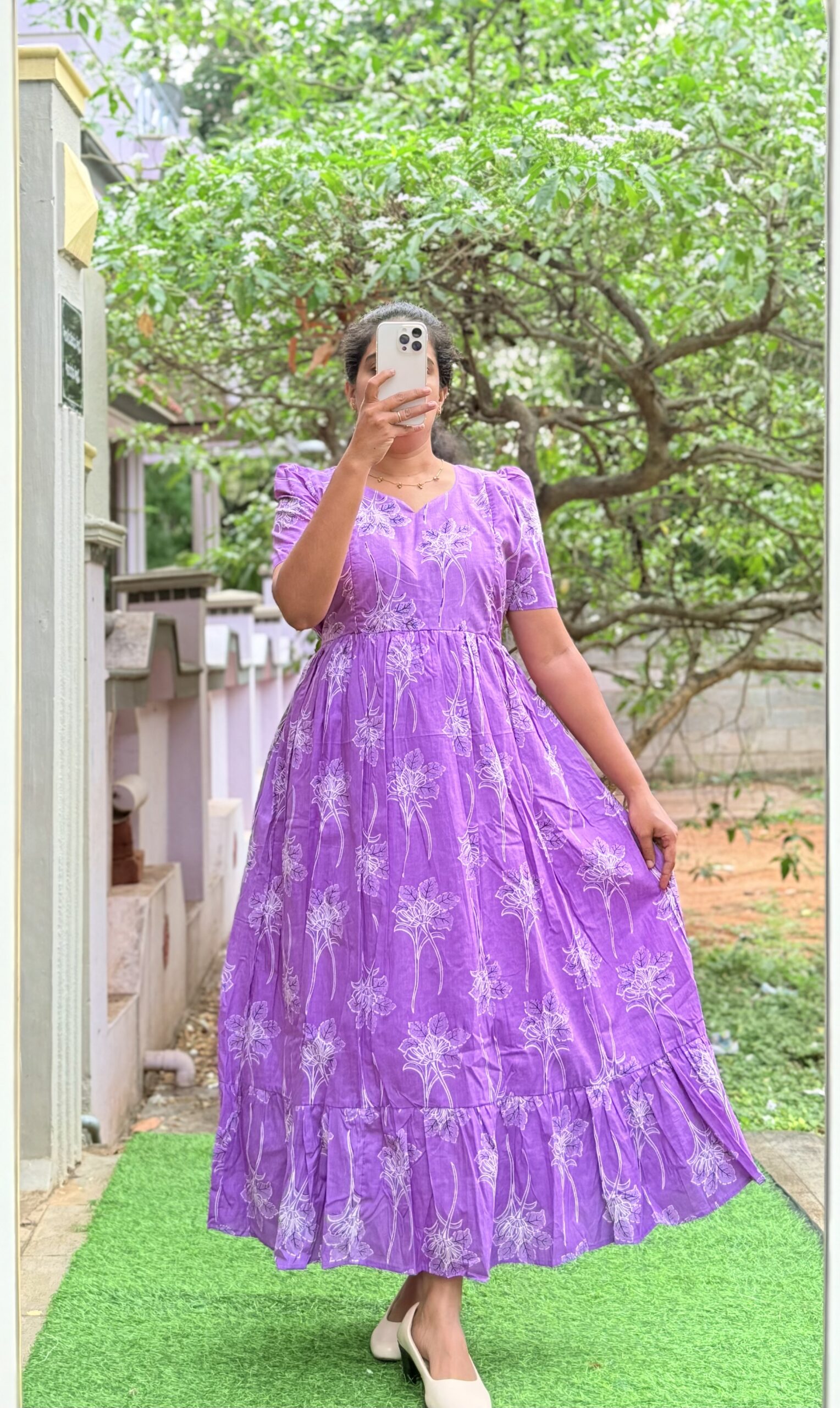 Cotton Maxi - Cotton Lavender Grass
