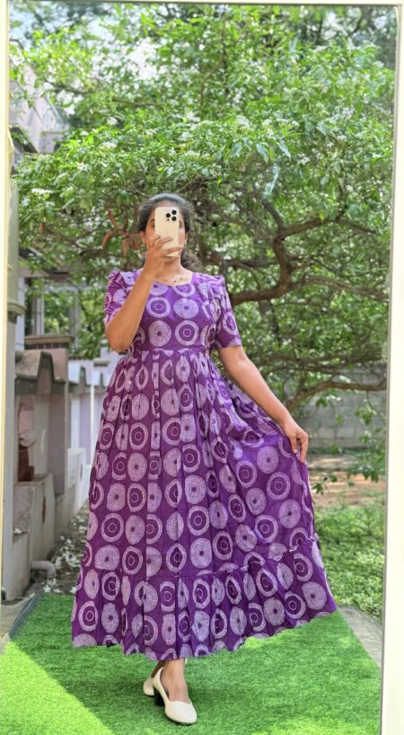 Cotton Maxi - Cotton Purple Ring