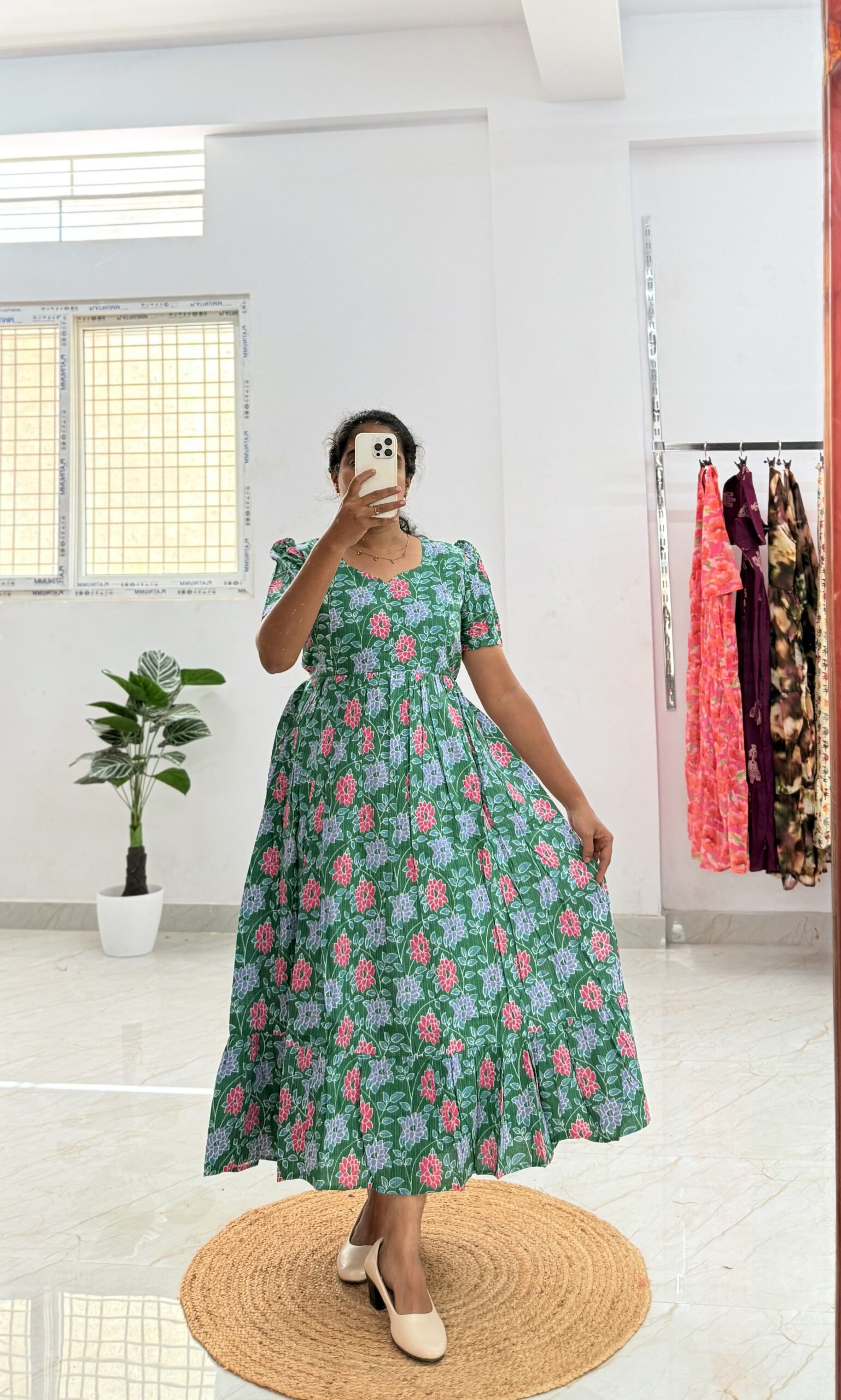 Cotton Maternity/Feeding kurti - Kantha Kodi