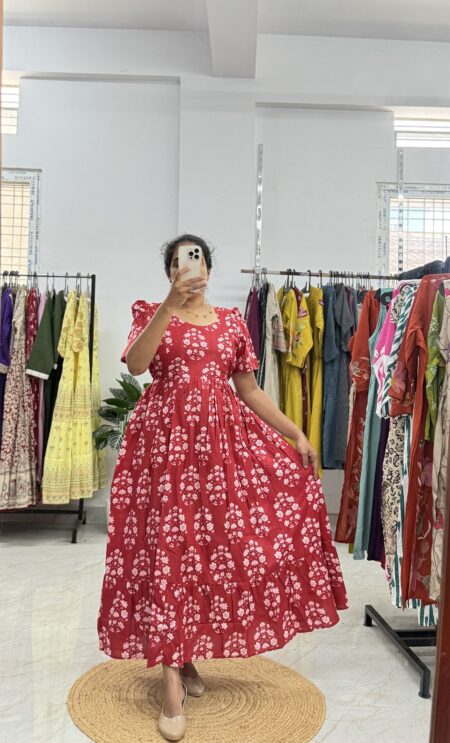 Cotton Maternity/Feeding kurti - Cotton